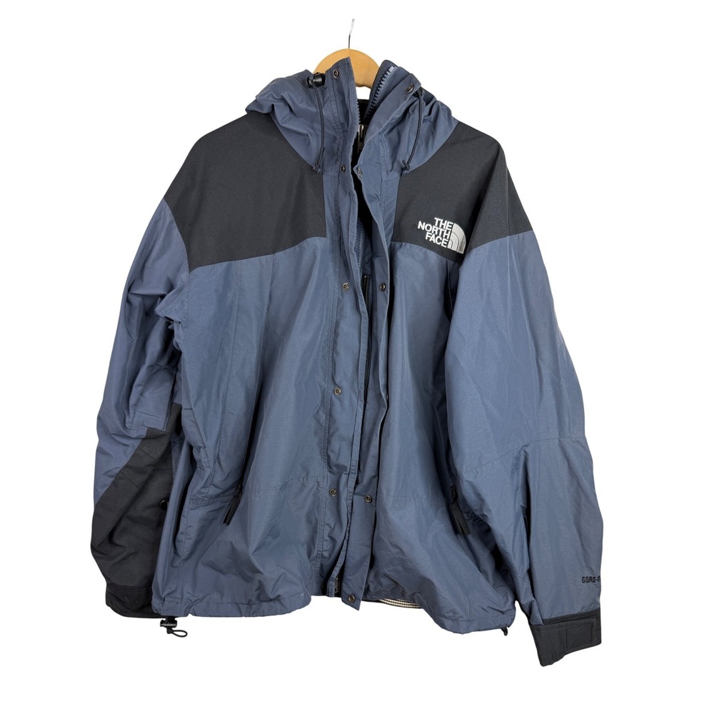 The North Face Men's Gore Tex Mountain Rain Shell Jacket size XL Blue Gorpcore